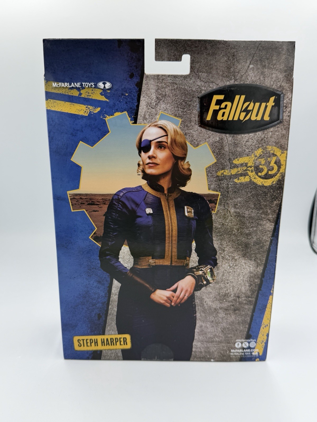 Fallout McFarlane Toys Cooper Howard Platinum Edition Steph Harper Lot New