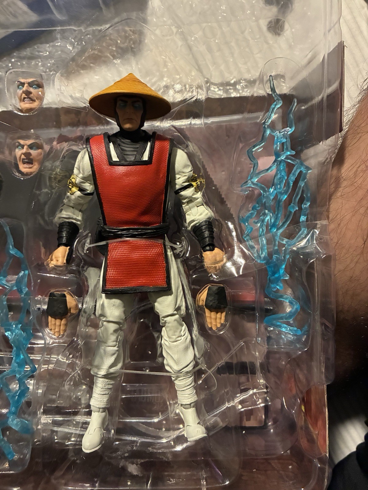 Action Figure Plastic Multicolor w/ Alternate Head, Hands & Blue Effect Part