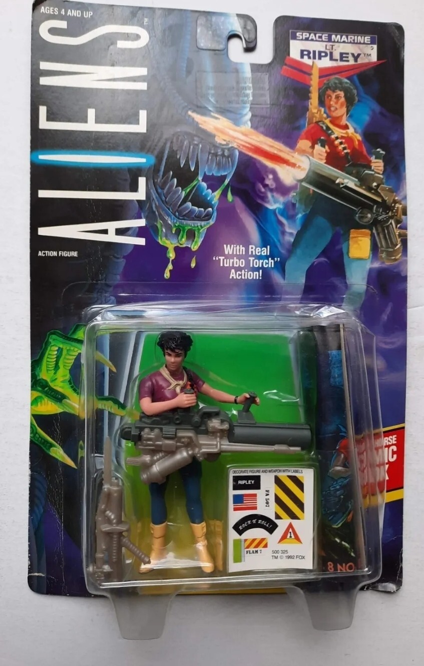 1992 Kenner Aliens Space Marine Lt Ripley Action Figure Sealed w FAST Shipping
