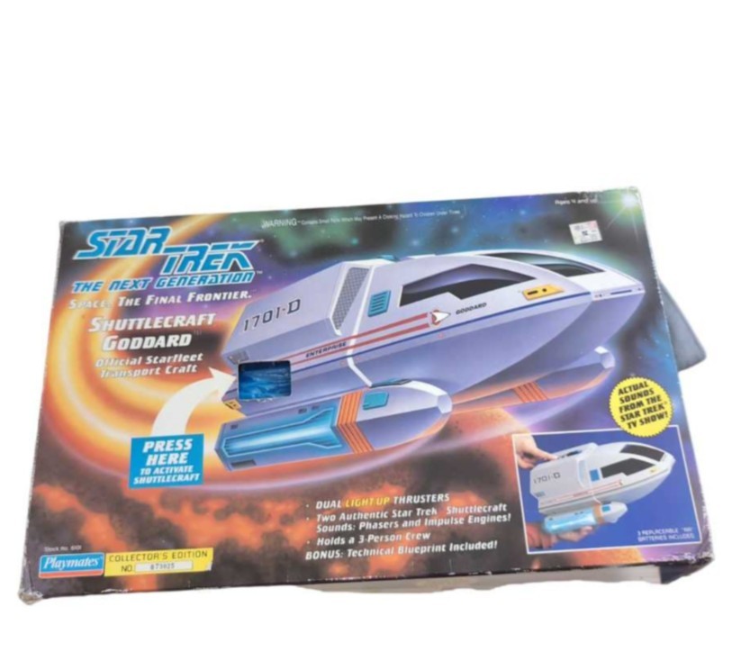1992 Playmates Star Trek The Next Generation Shuttlecraft Goddard Starfleet NIB