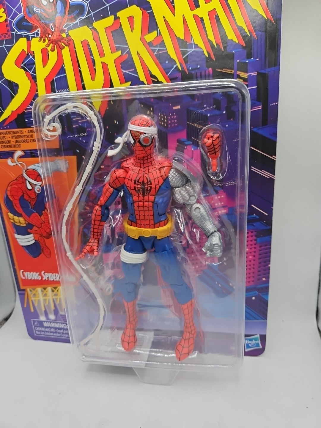 Hasbro Marvel Legends Retro Cyborg Spider-Man 6&Prime; Action Figure New Sealed
