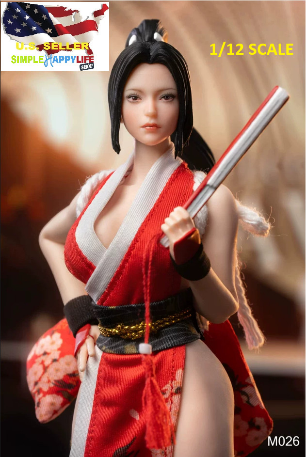 1/12 Female Fighter Shiranui Mai 6&Prime; Action Figure Model iminitoys M026 ❶USA❶