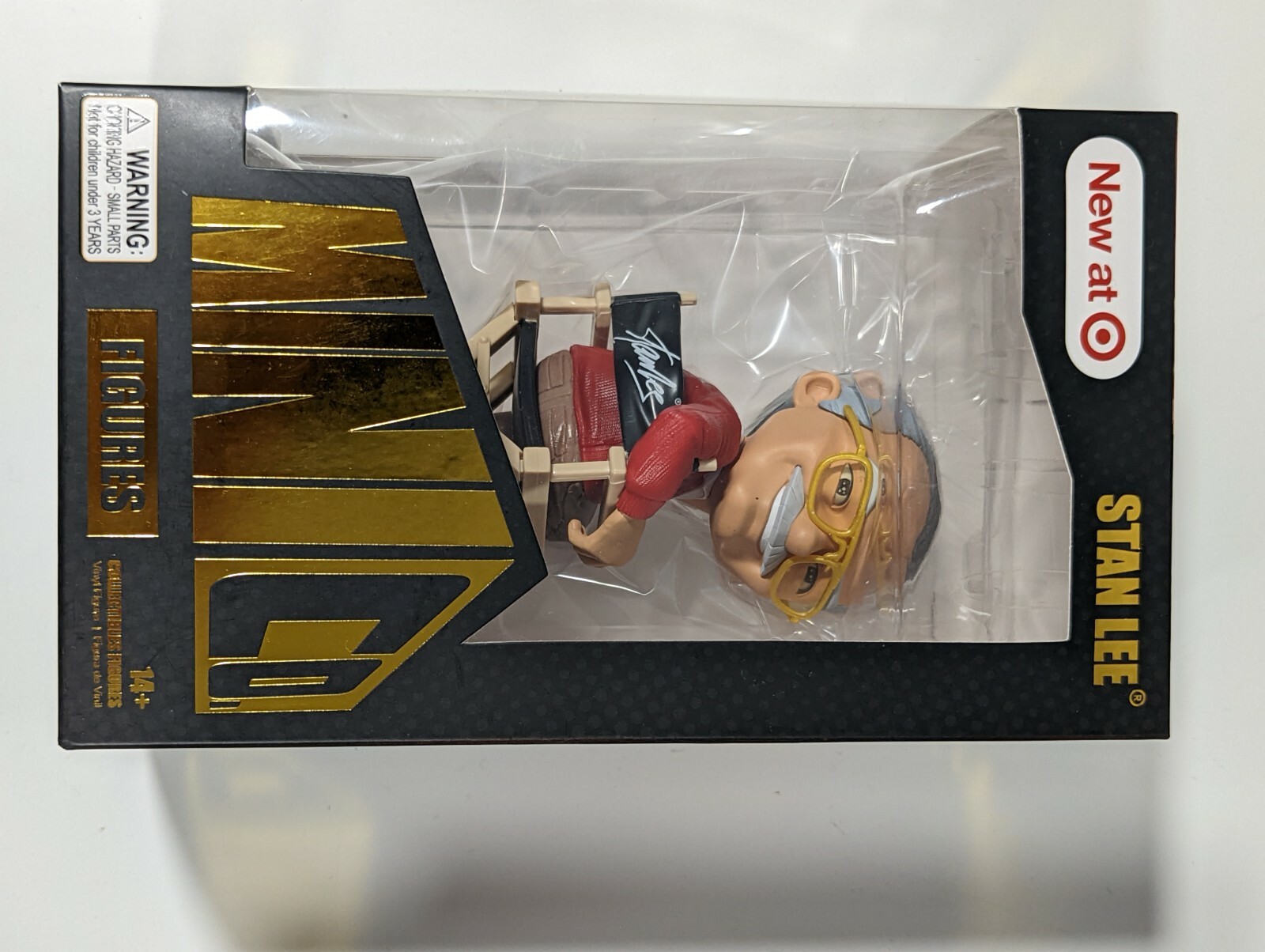 Stan Lee MiniCo MARVEL Red Sweater Iron Studios Target Exclusive Mini Co New