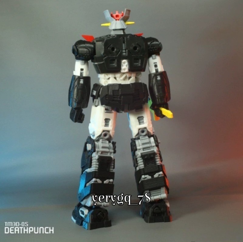 Mazinger Z Deathpunch 3D Print Model Kit 13&Prime; Action Figure Customizable Toy Gift