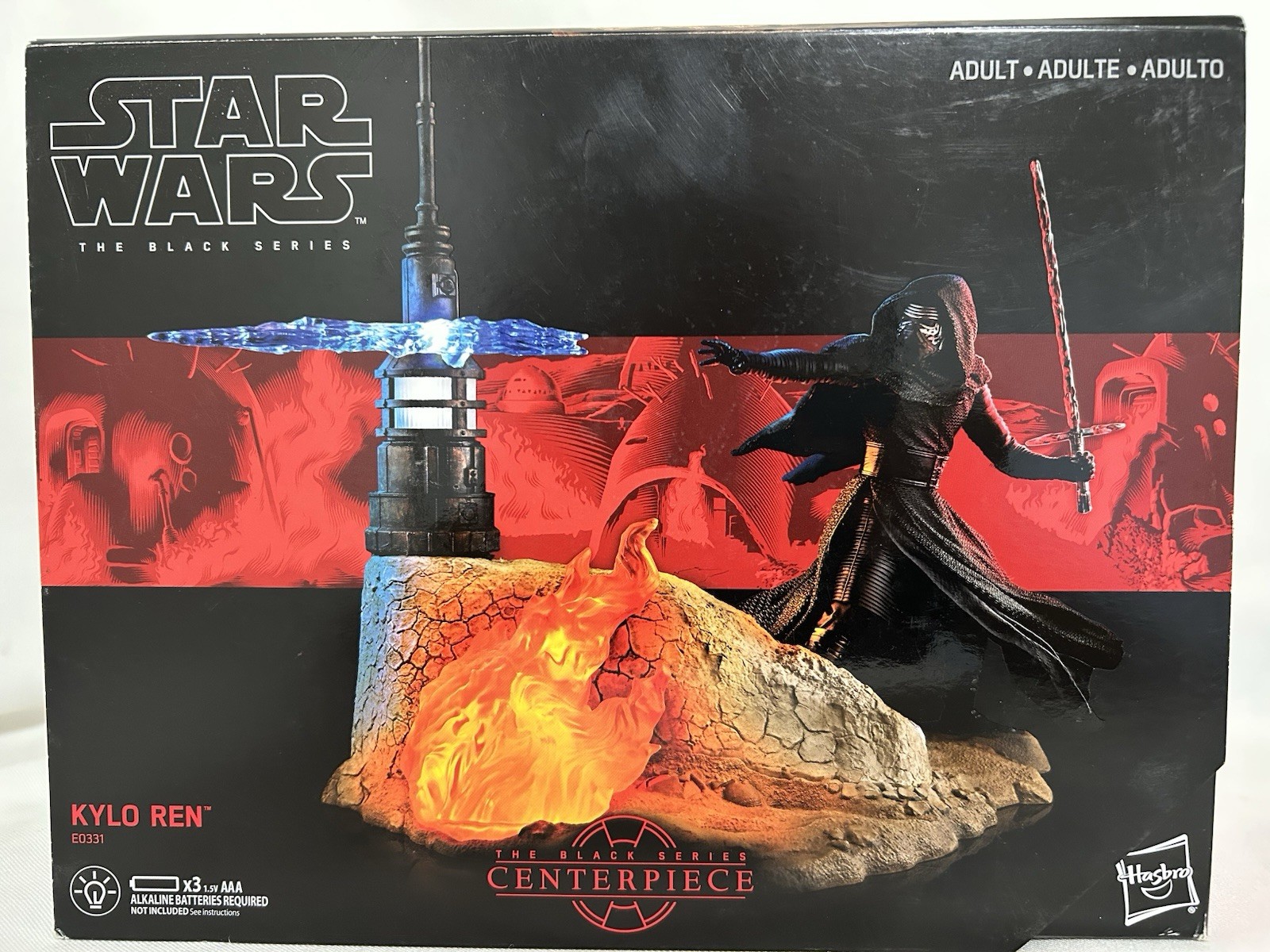 Star Wars « KYLO REN » The Black Series Light-Up Centerpiece NOB
