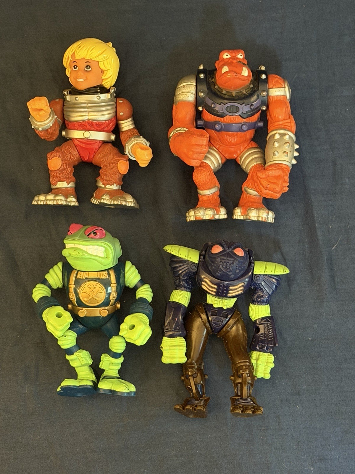 Bucky O’Hare Figure Lot Hasbro 1990 Bruiser Willy DuWitt Toad Trooper Toadborg