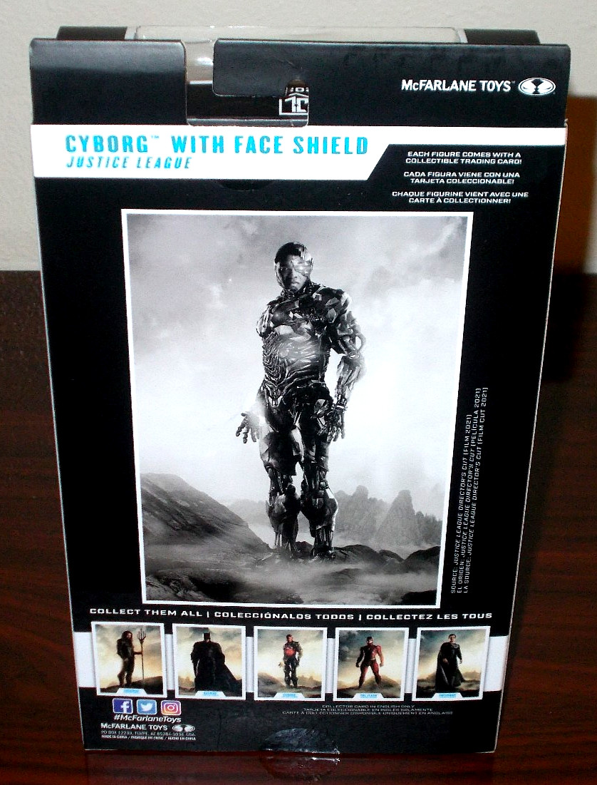 McFarlane DC Multiverse Justice League Cyborg With Face Shield Figure new