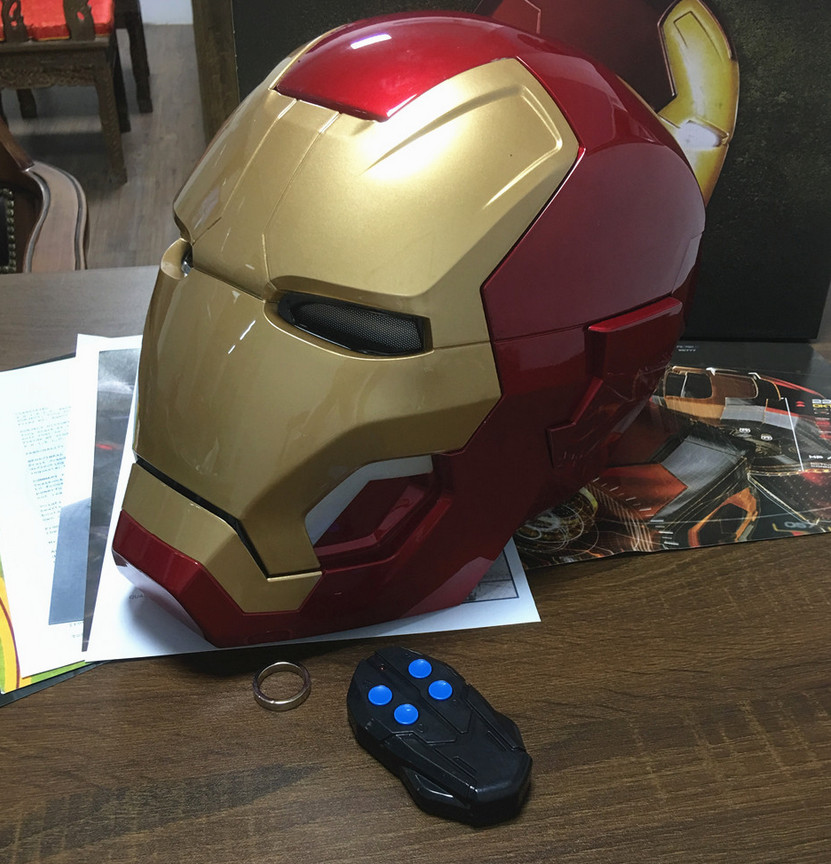 Iron Man 1:1Scale Wearable Open Close MK42 Helmet Toys Cosplay model Figure