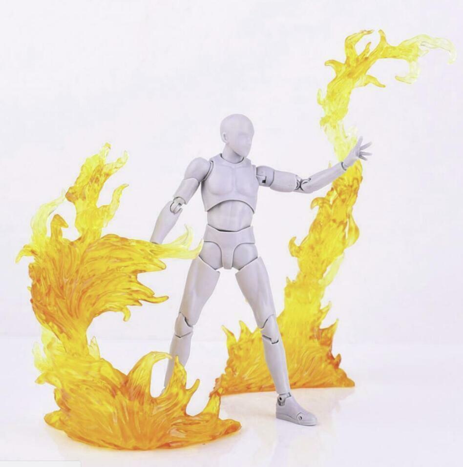 EFFECT BURNING FLAME FIRE for Action Figure Gundam Kamen Rider