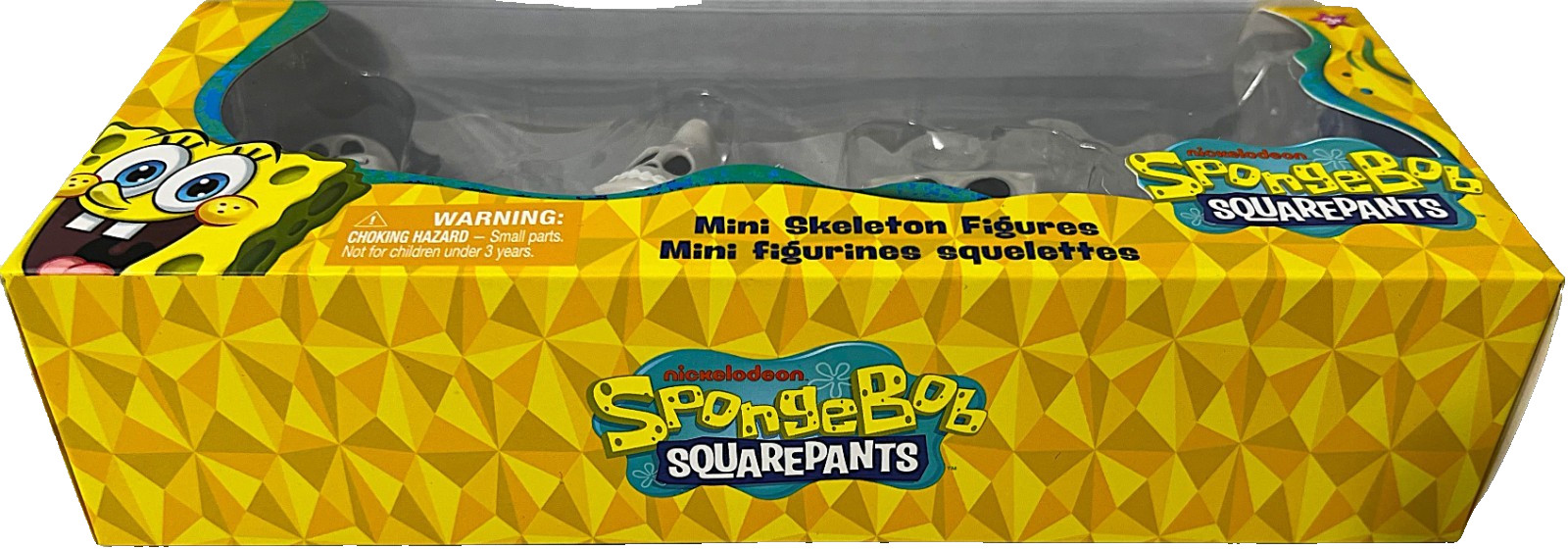 SpongeBob Mini Skeleton Figures 4 Pack Squidward Plankton Patrick SpongeBob NEW