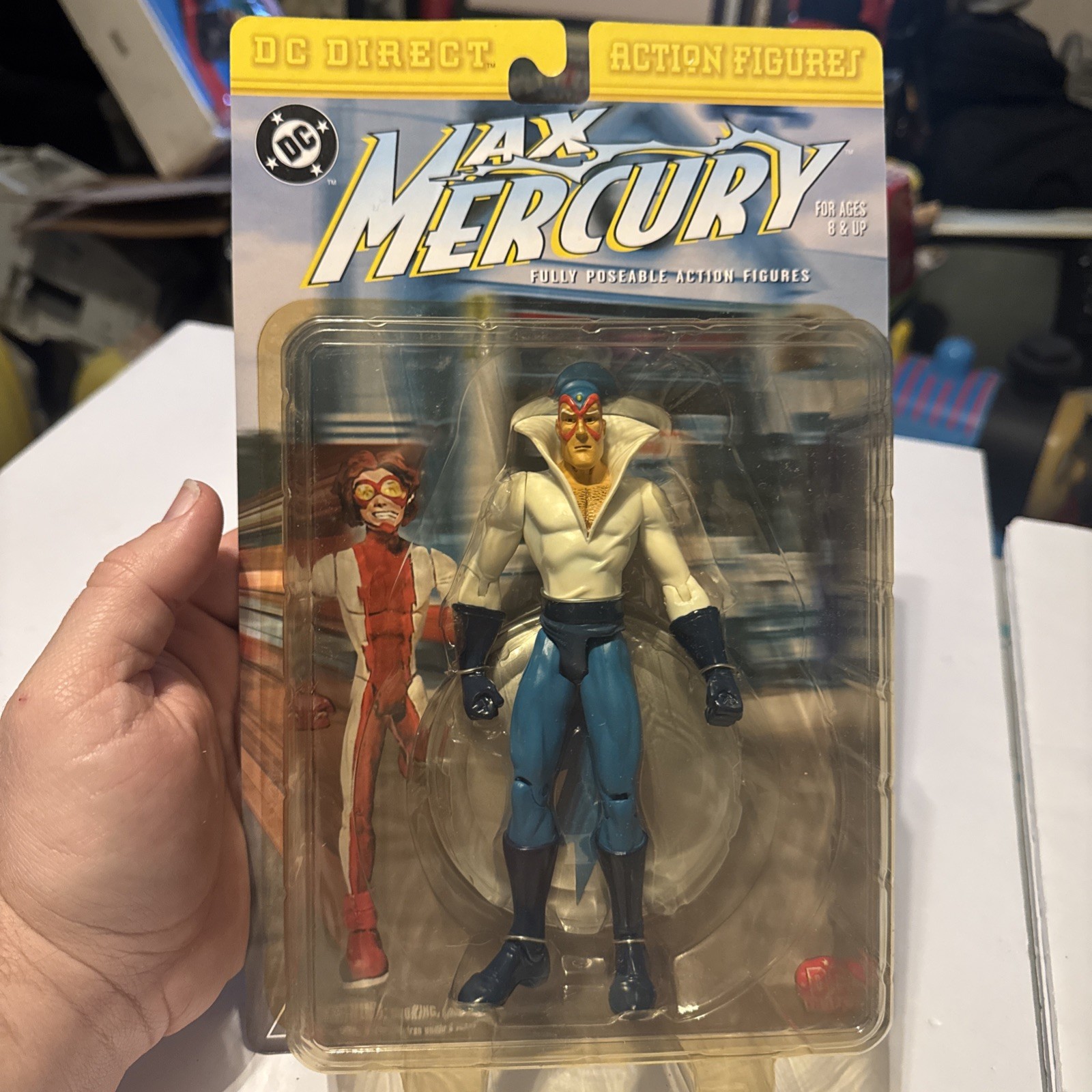 2000 DC Direct Max Mercury Action Figure New On Card