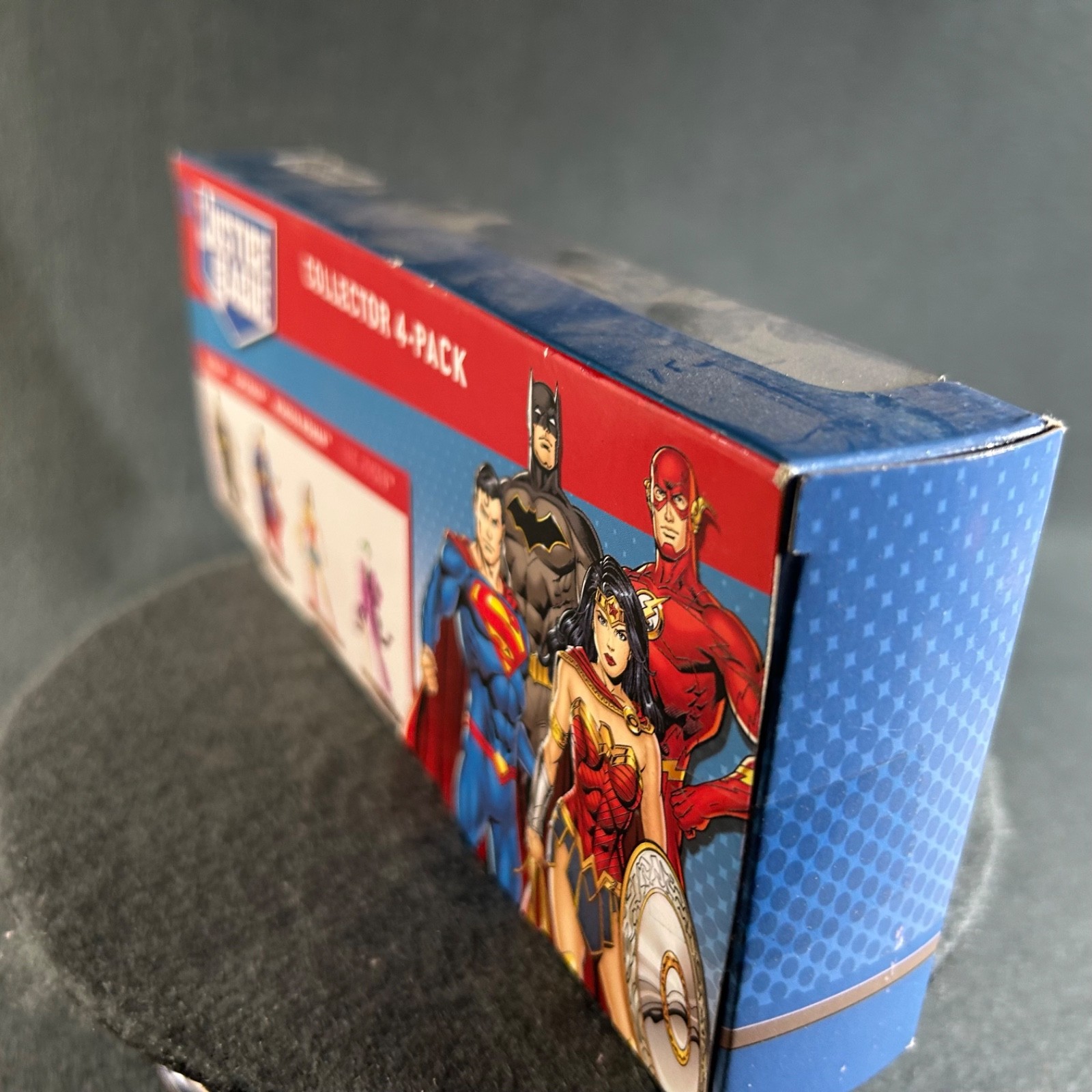 DC Micro Collection Justice League Mini Figure Set 4 Pack Cake Topper Mattel