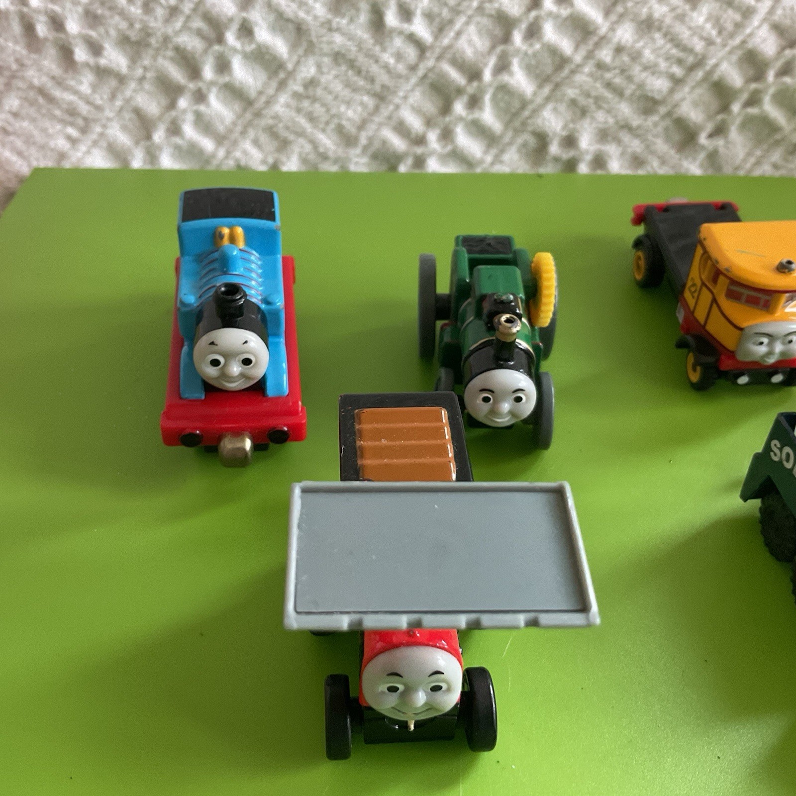 6-Thomas &Friends Push Pull Vehicles Lot Butch Isobella Jack Trevor Ned Thomas