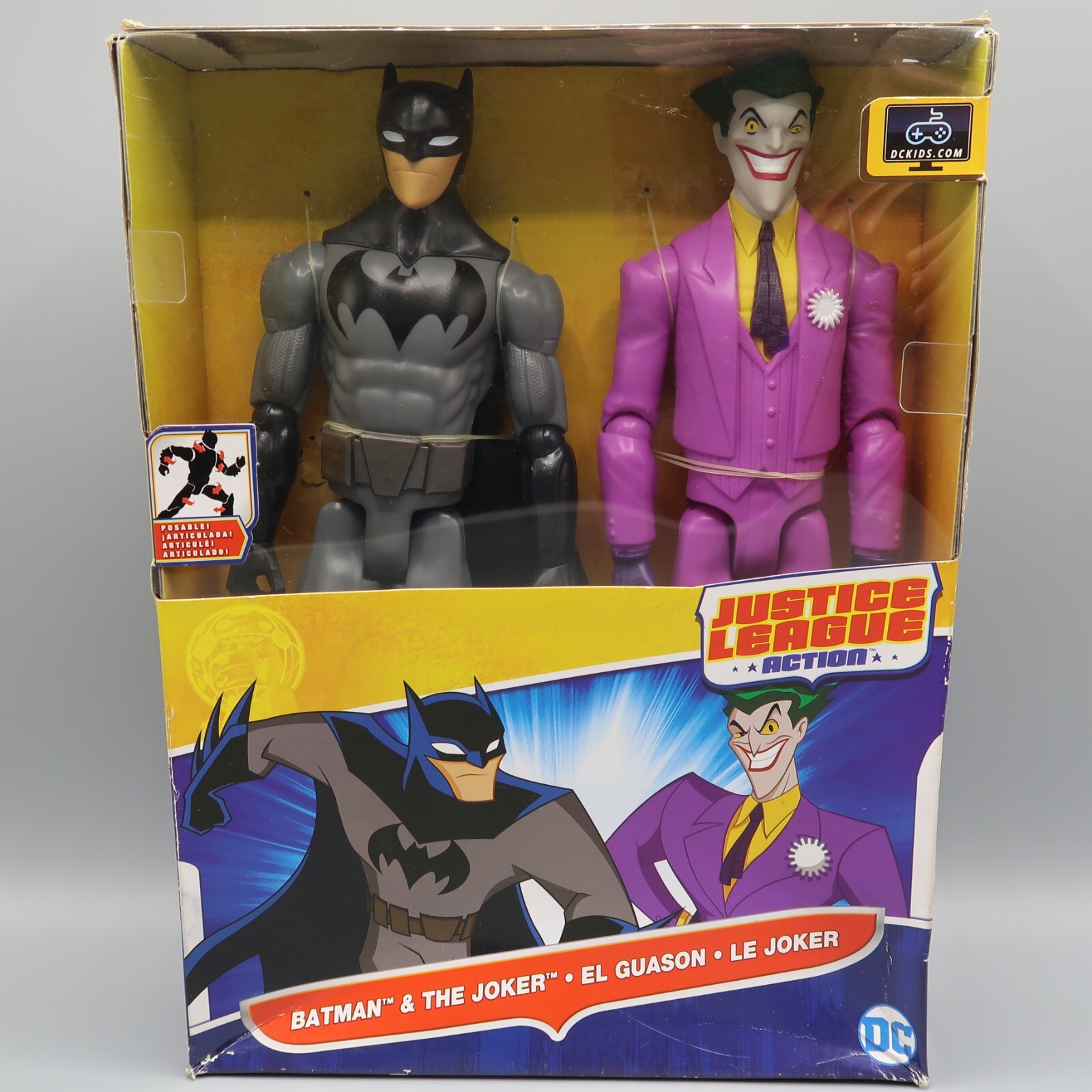 DC Universe Batman & The Joker 12&Prime; Justice League Comics Action Figure 2 Pack