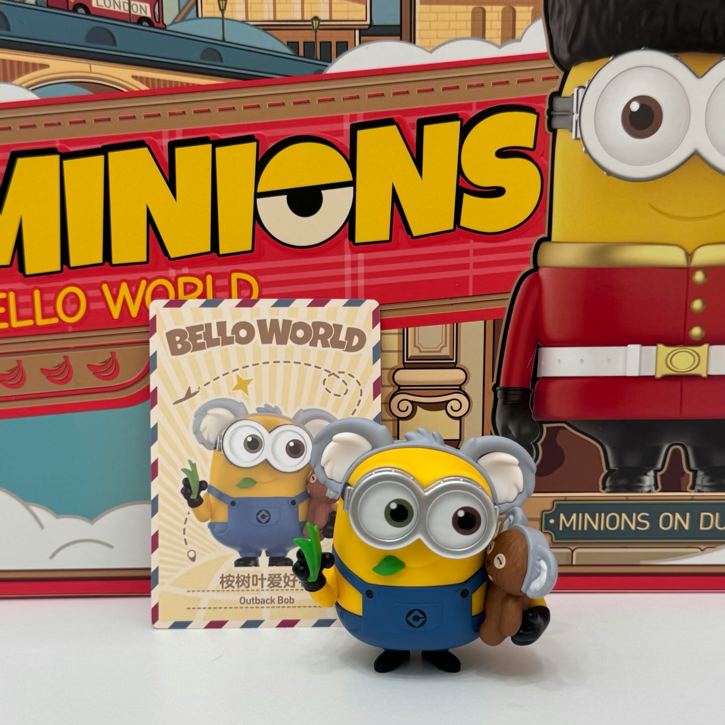 POP MART Minions Bello World on Duty Series Blind Box Confirmed Figure Hot toys
