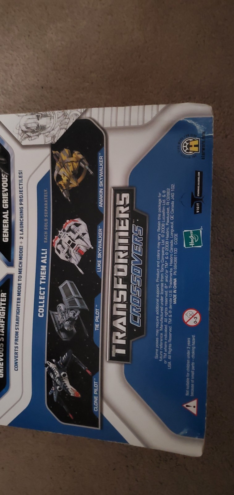 NEW: Star Wars Transformers Crossover: General Grievous to Grievous Starfighter