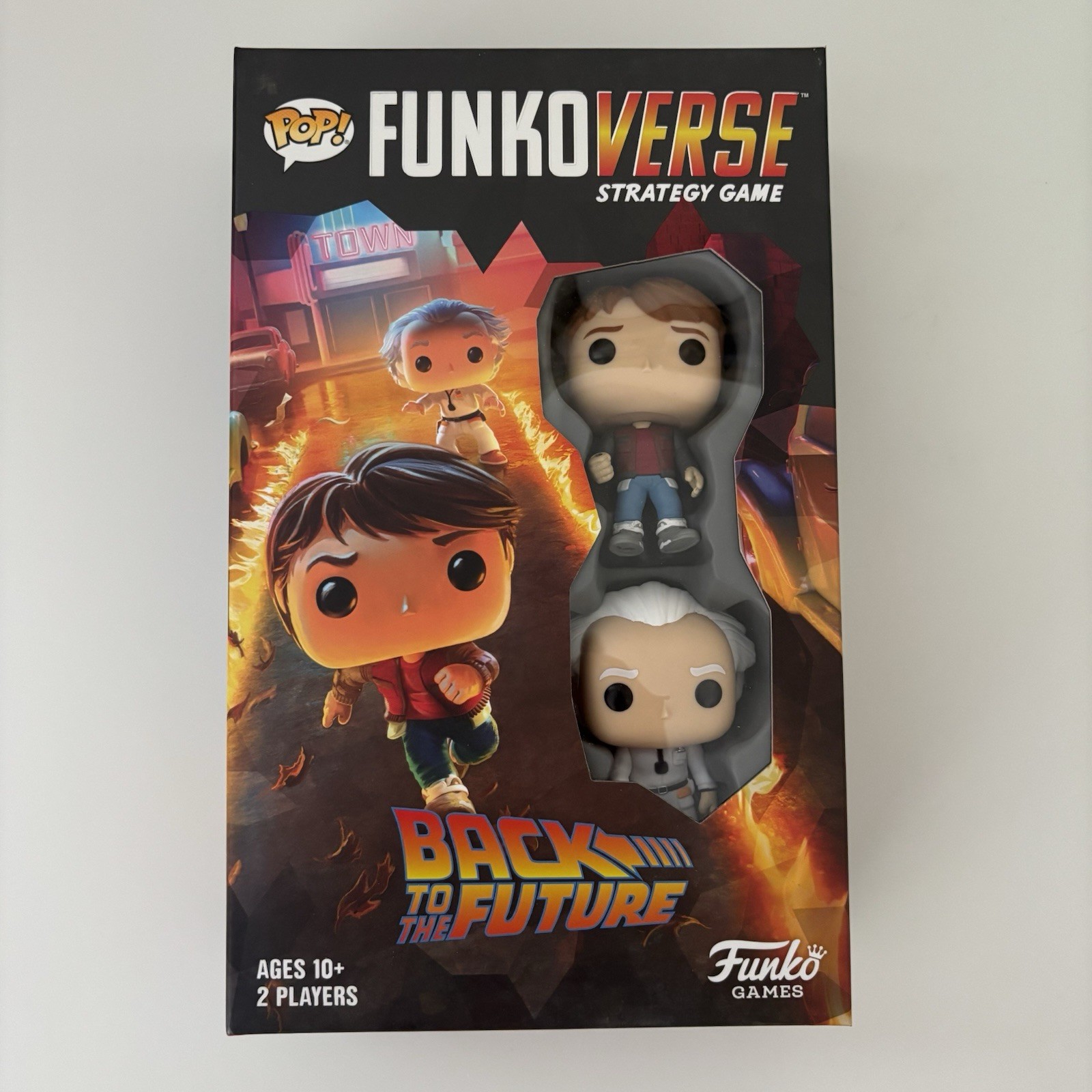 Funkoverse Back to the Future Strategy Board Game English Version Open Box