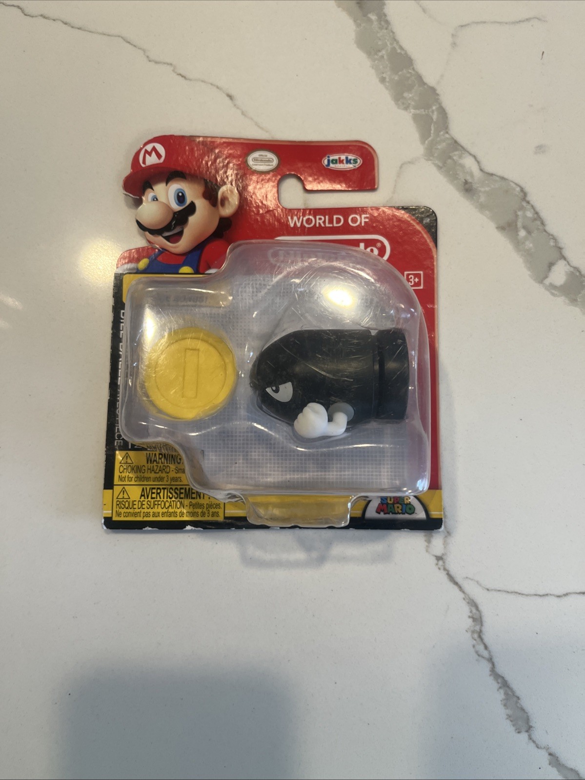 2015 Jakks World of Nintendo Bullet Bill with Bonus Coin
