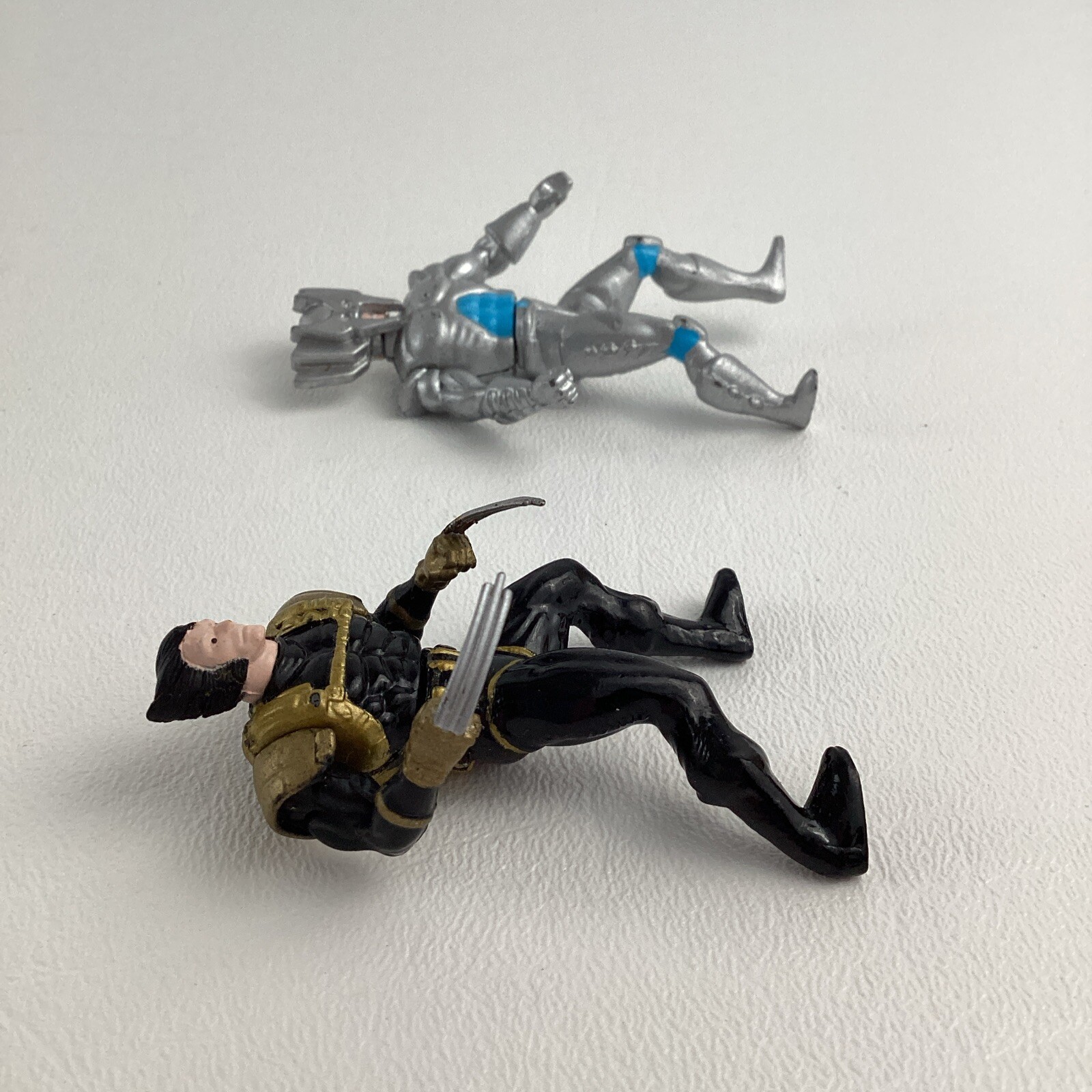 Marvel X-Men Spy Wolverine Stryfre Metal Action Figures Vintage Toy Biz 1994