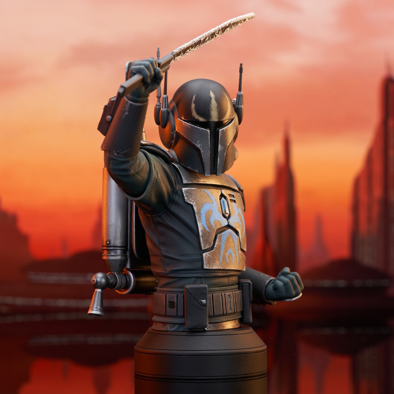 GENTLE GIANT STAR WARS THE CLONE WARS PRE VIZSLA 1/6 BUST SDCC 2022 NEW *US*