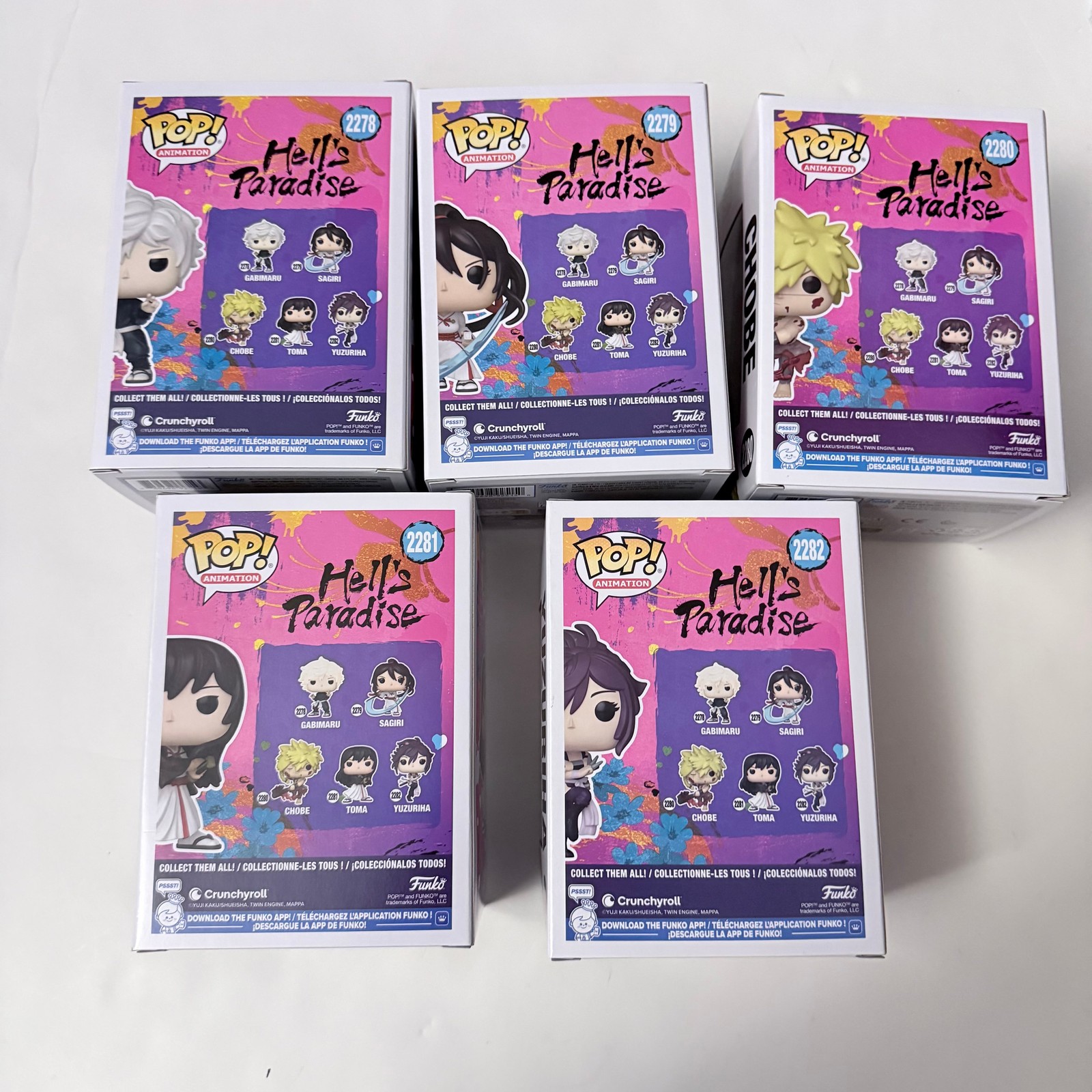 Funko POP! Animation Hell’s Paradise Set of 5