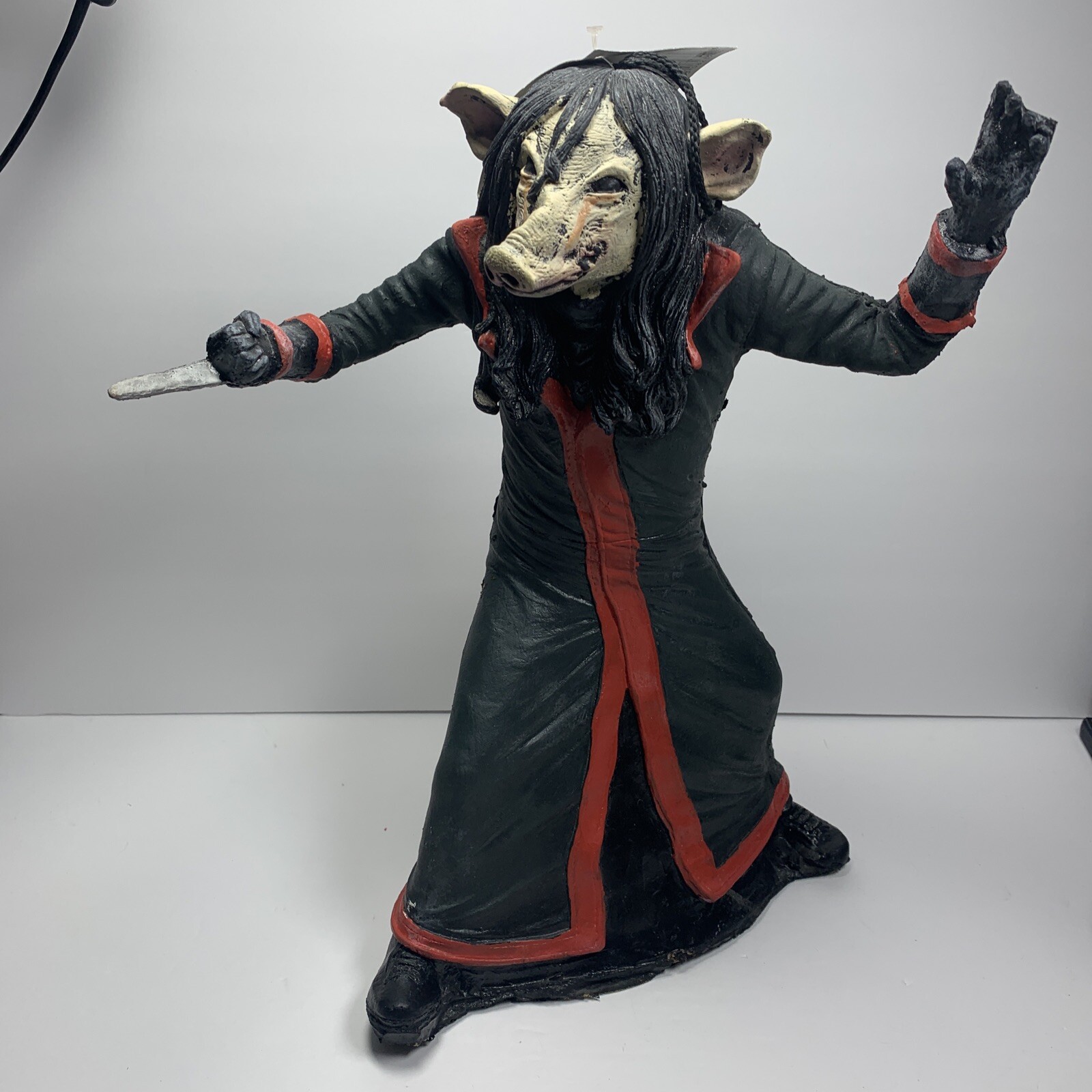 Rare Paper Magic Group Saw Sawpig Jigsaw 15” Hanging Foam Figure Great Detail