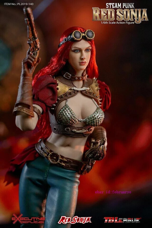 TBLeague 1/6 PL2019-140B Punk Red Sonja Female DELUXE Figure Phicen New