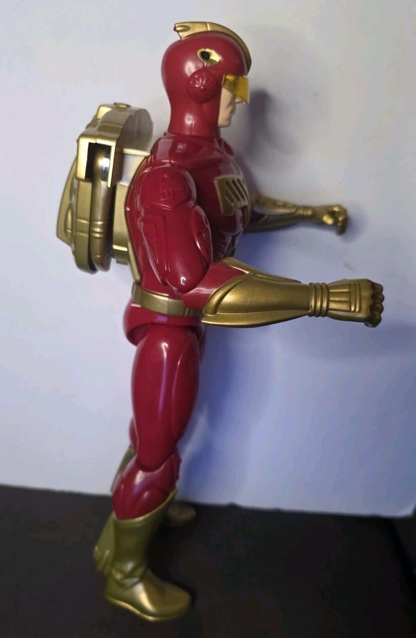 Tested – Talking Turbo Man Action Figure 13.5” Jingle All the Way Lights WORKS