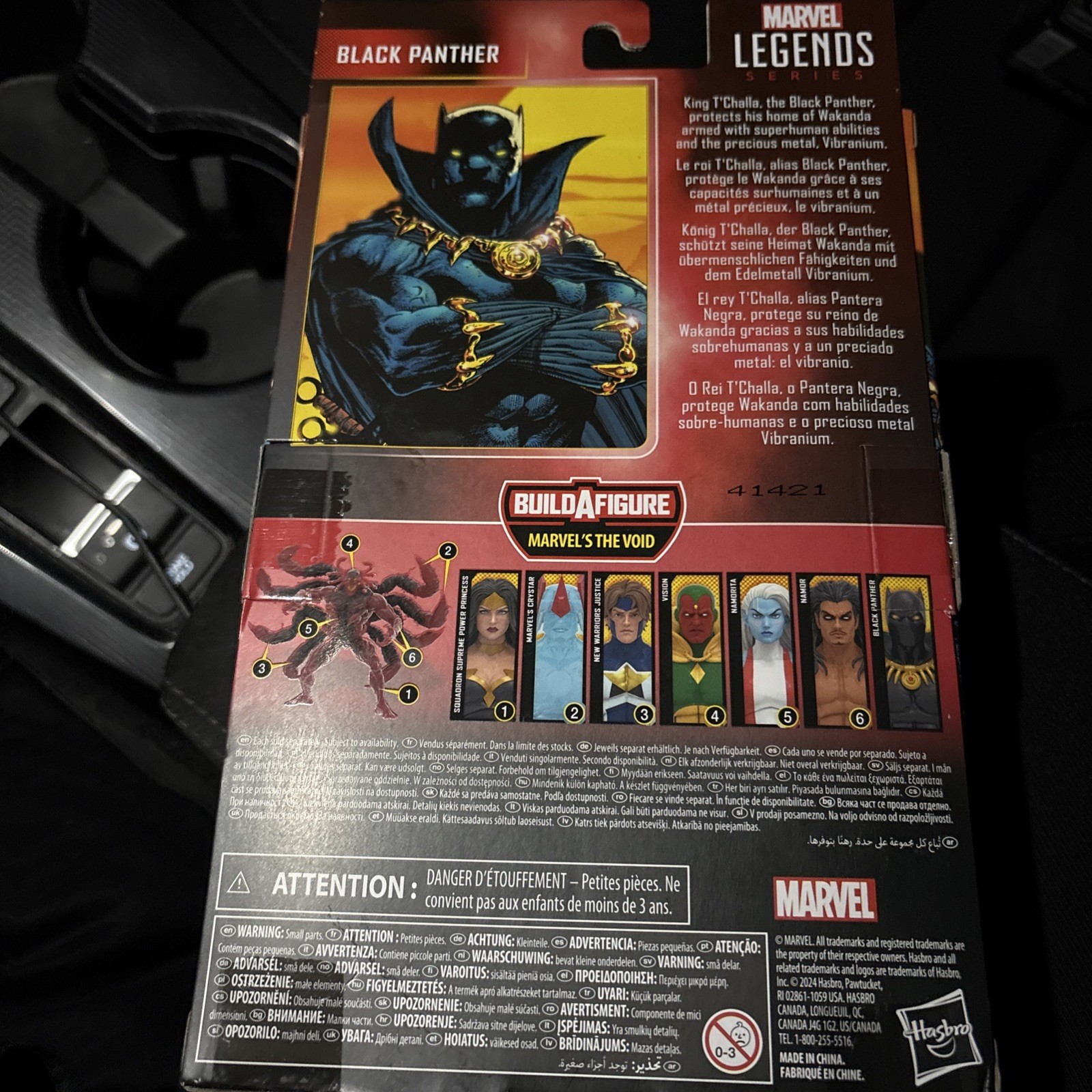 Hasbro Marvel Legends BAF: Marvel&rsquo;s Void-Black Panther Action Figure 2024 New