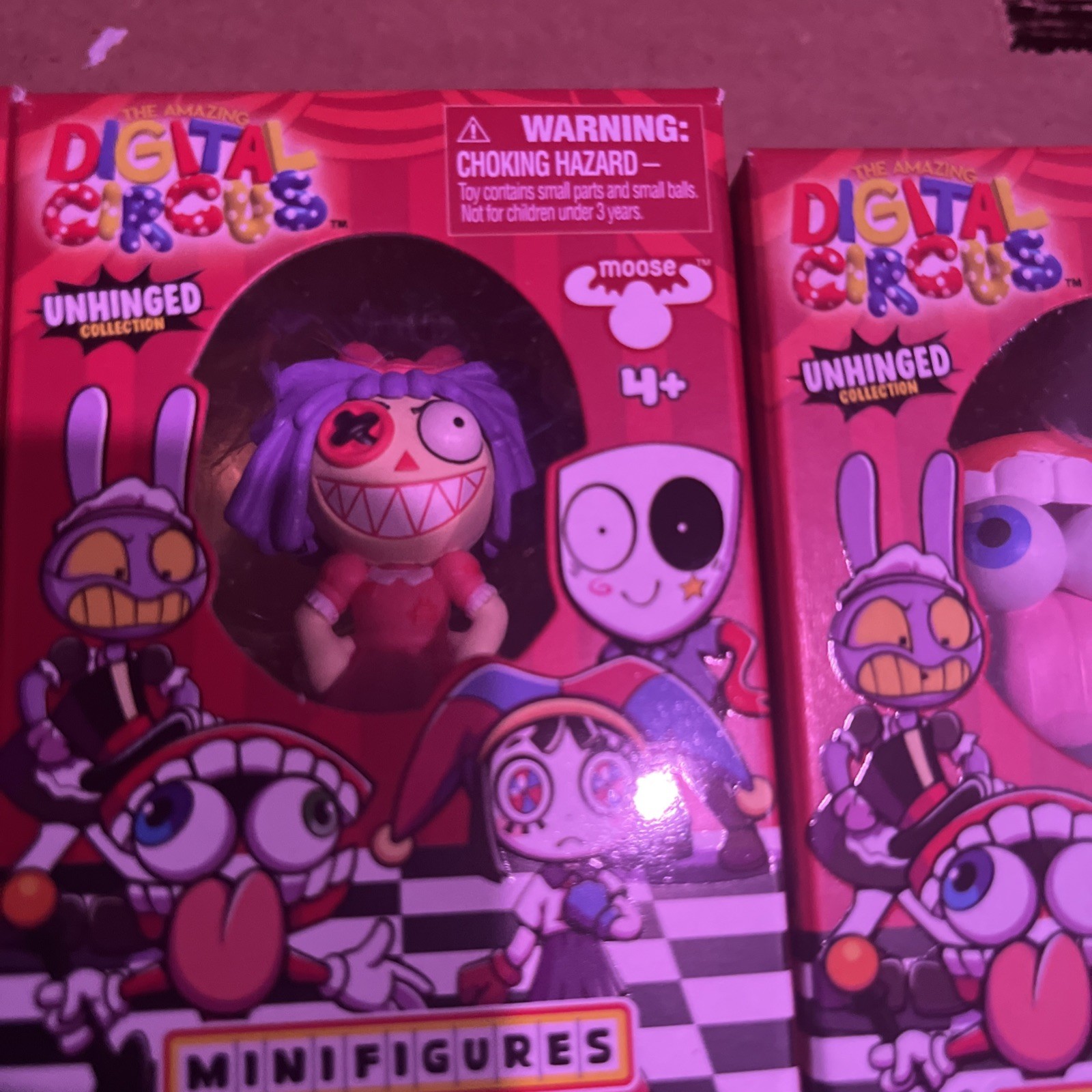 The Amazing Digital Circus Unhinged Complete Set Lot Of 8 Mini Figure 2” Toys