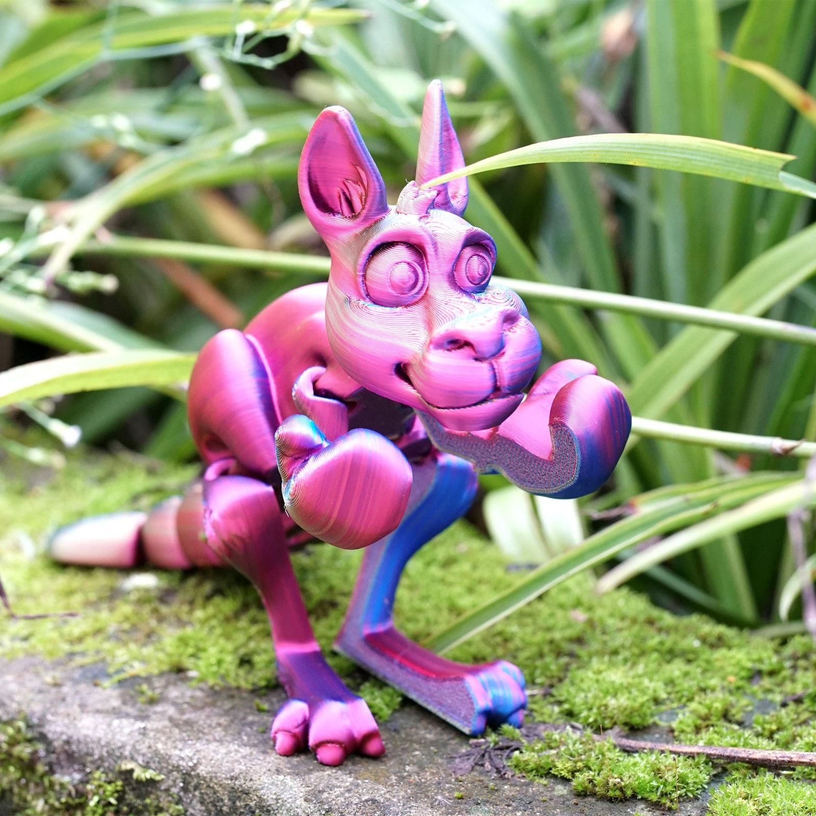3D Printed Kangaroo Model,Articulated Animals figure,Fidget Toys Home Decor