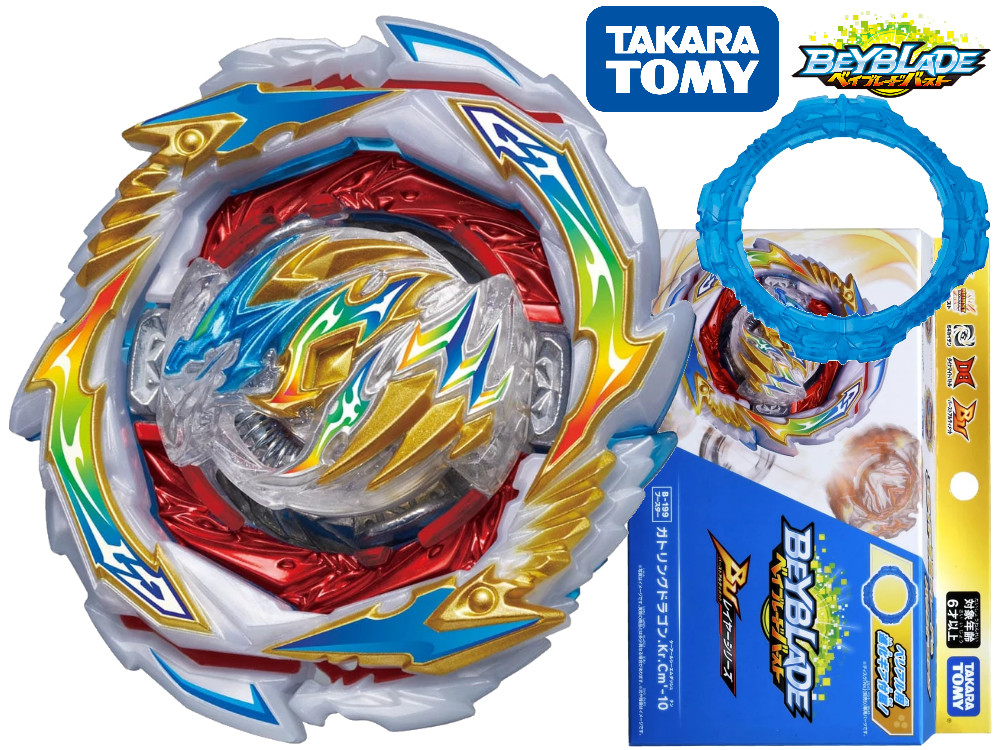 Takara Tomy B-199 Gatling Dragon Karma Charge&rsquo;-10 Beyblade Burst BU