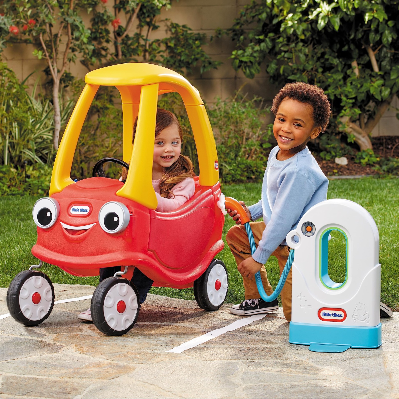 Cozy E-Charging Station with Interactive Lights, Sounds for Pretend Play for Kid