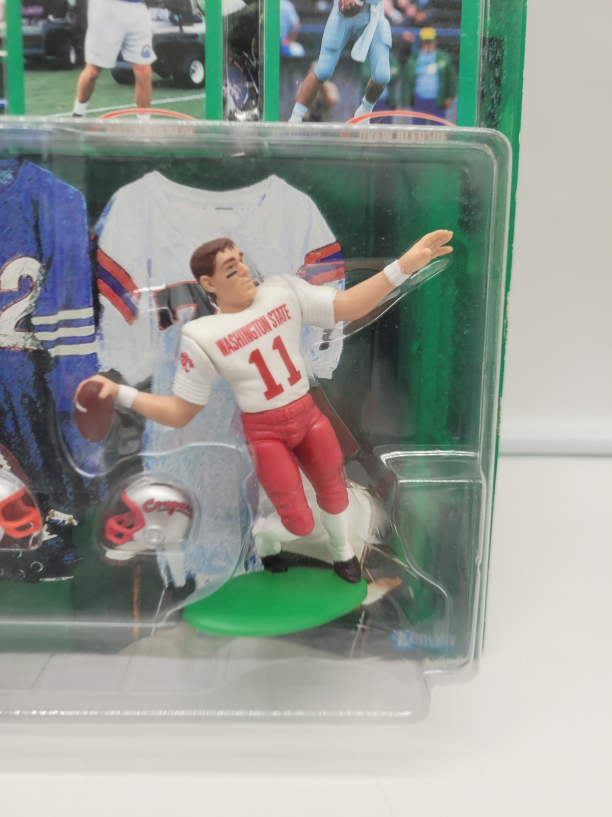 1998 STARTING LINEUP CLASSIC DOUBLES DREW BLEDSOE #11 PATRIOTS WSU QB Club