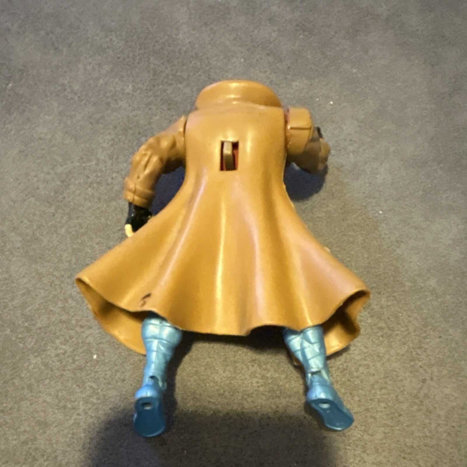 X-Men Gambit Action Figure Marvel Brown Blue Red Comic Book Heroes Plastic