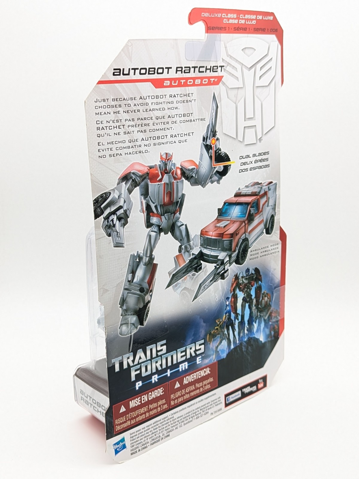 Transformers Prime Robots in Disguise Autobot Ratchet 2011 Brand New SEALED!