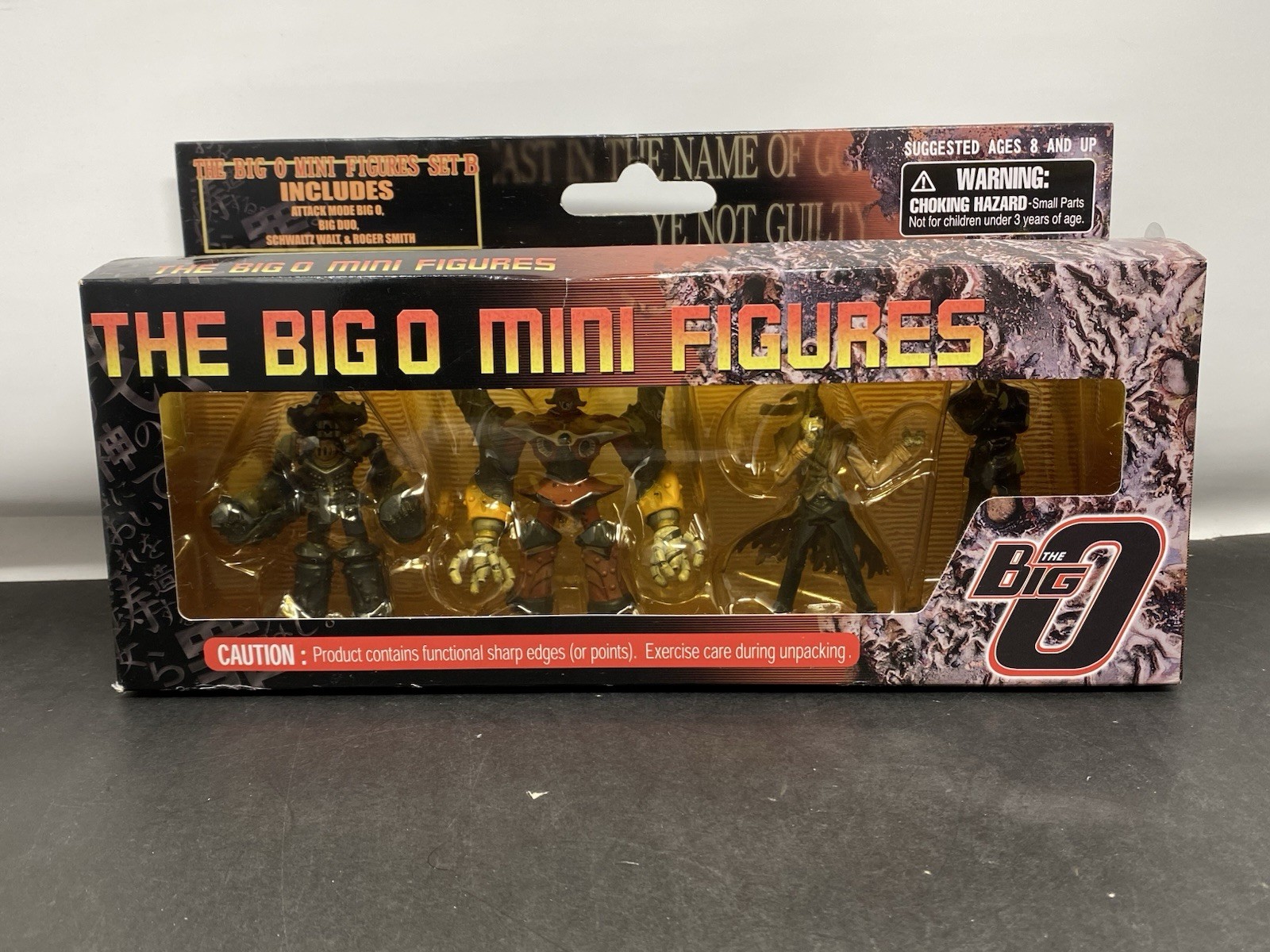 Big O Mini Figure Set B Kotobukiya Sunrise Bandai Anime NIB Rare Roger Smith