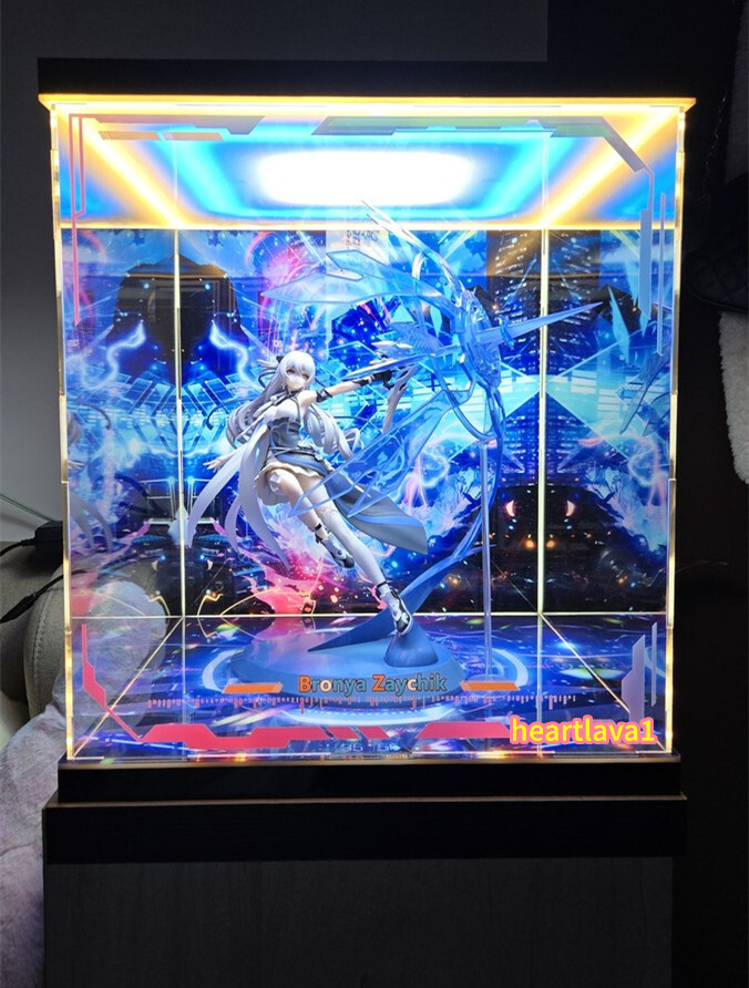 Dustproof Acrylic Display Box Case for Honkai Impact 3 Bronya Zaychik 1/7 Figure