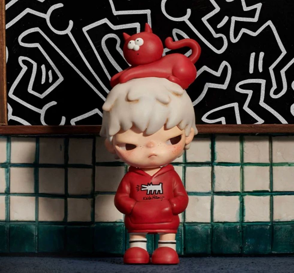 Authentic Hirono X Keith Haring Limited Edition Mini Figure Art Toy Hot Gift