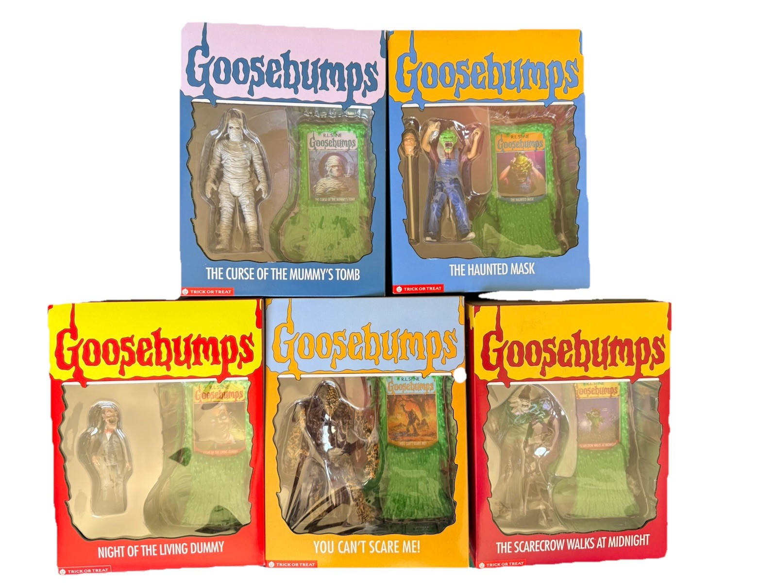 Trick Or Treat Studios Goosebumps COMPLETE Set Of 5 Toy Figures Wave 1 NIB