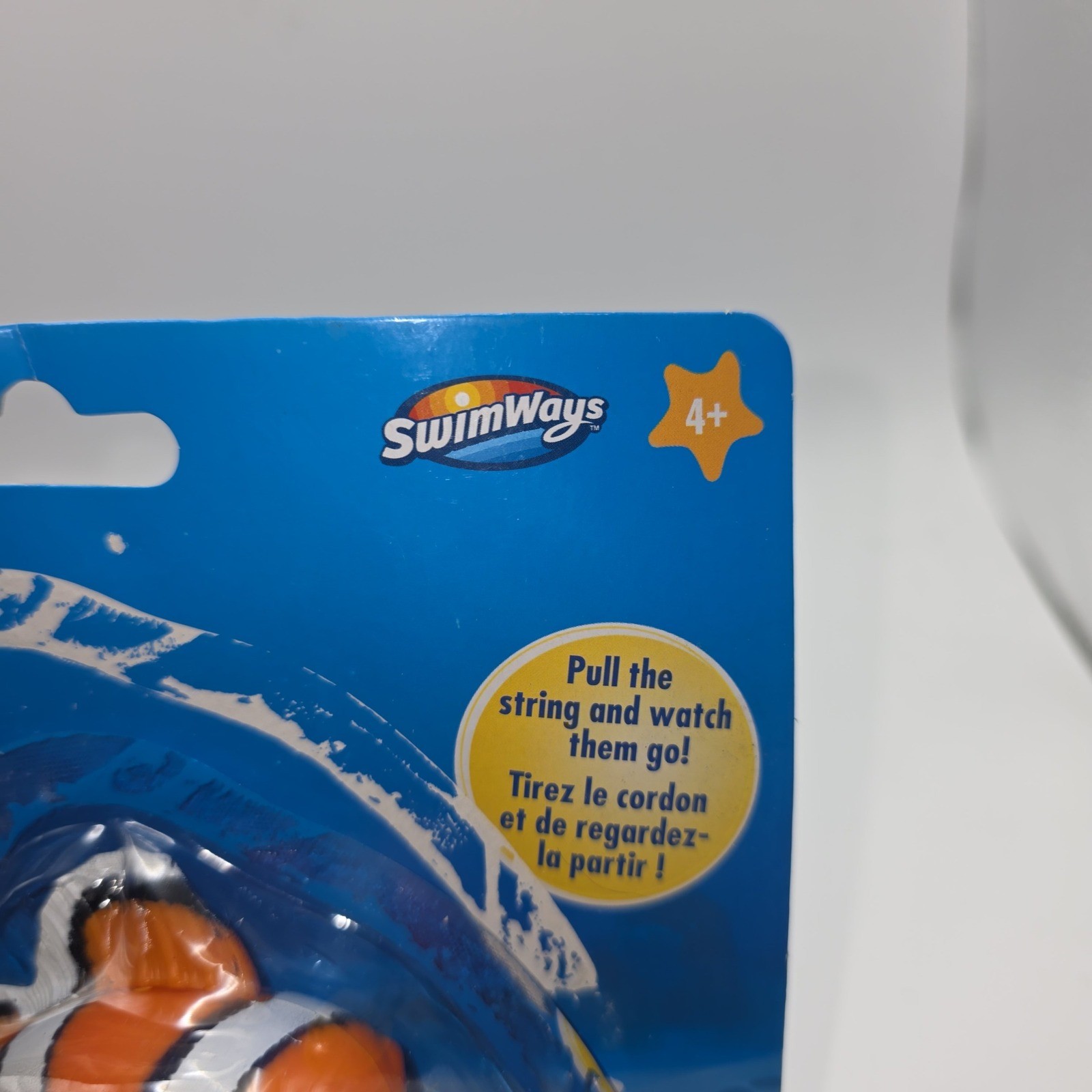Disney Pixar Finding Nemo SwimWays Swimming Mini Pull String Water Toy New