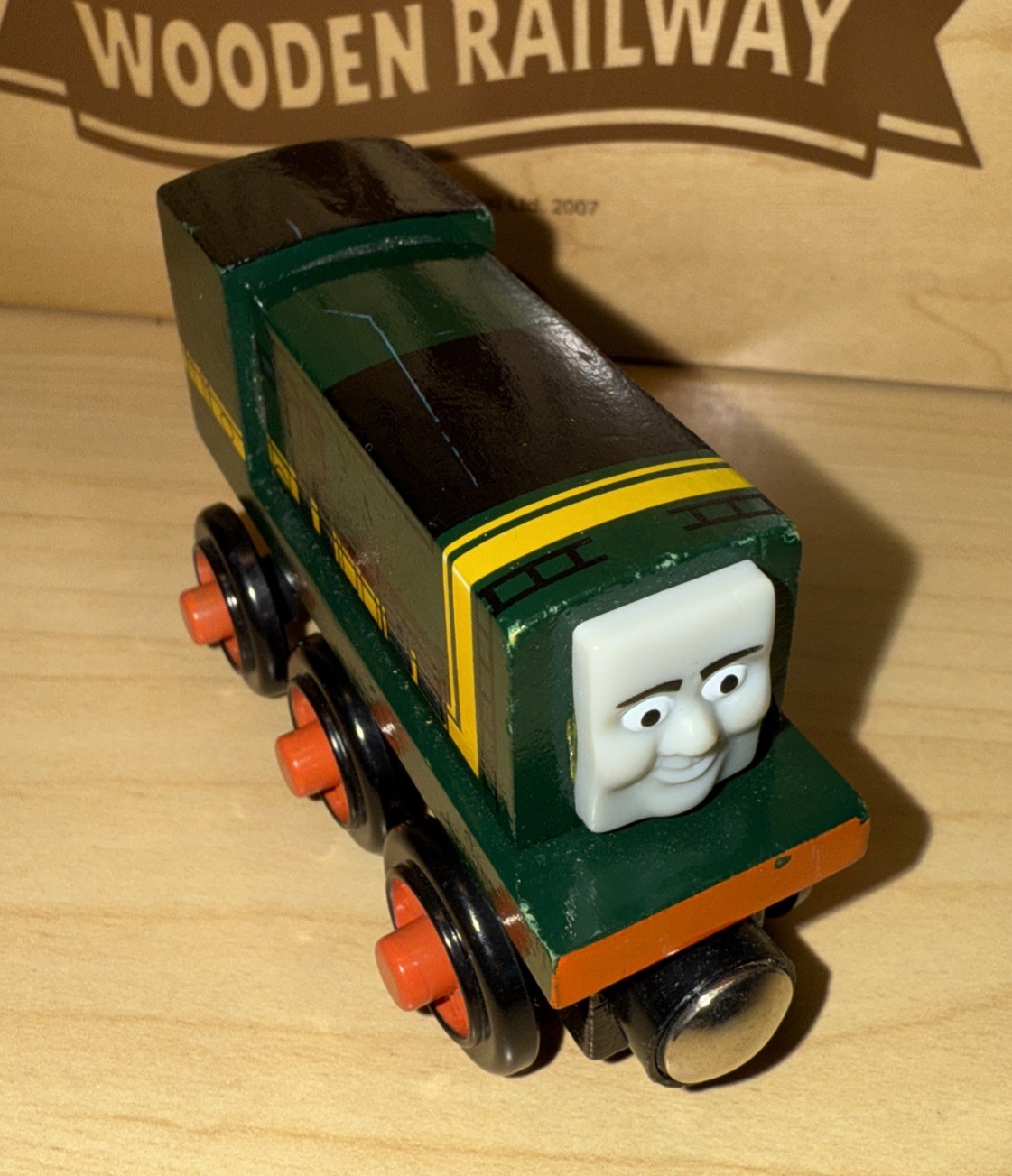 PAXTON ! THOMAS FRIENDS TRAIN WOODEN RAILWAY ! 2003 TOMY UK DAY OF DIESELS