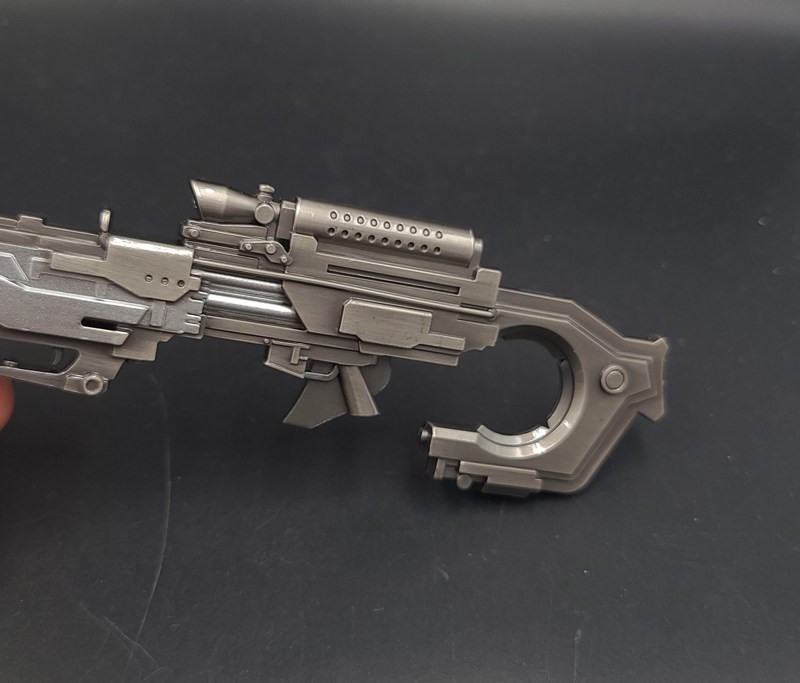 1/6 Scale Soldier Weapon Accessory Punk Sci-Fi Long Gun Figure Model Custom DIY