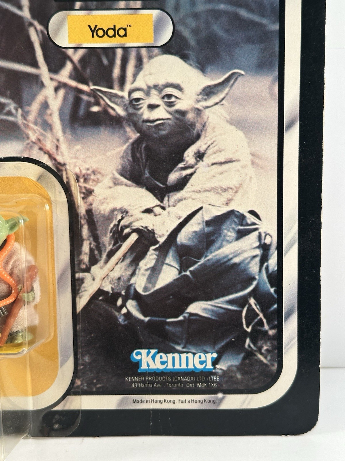 Star Wars 1980 Yoda Empire Strikes Back 32 Back MOC Canadian Canada