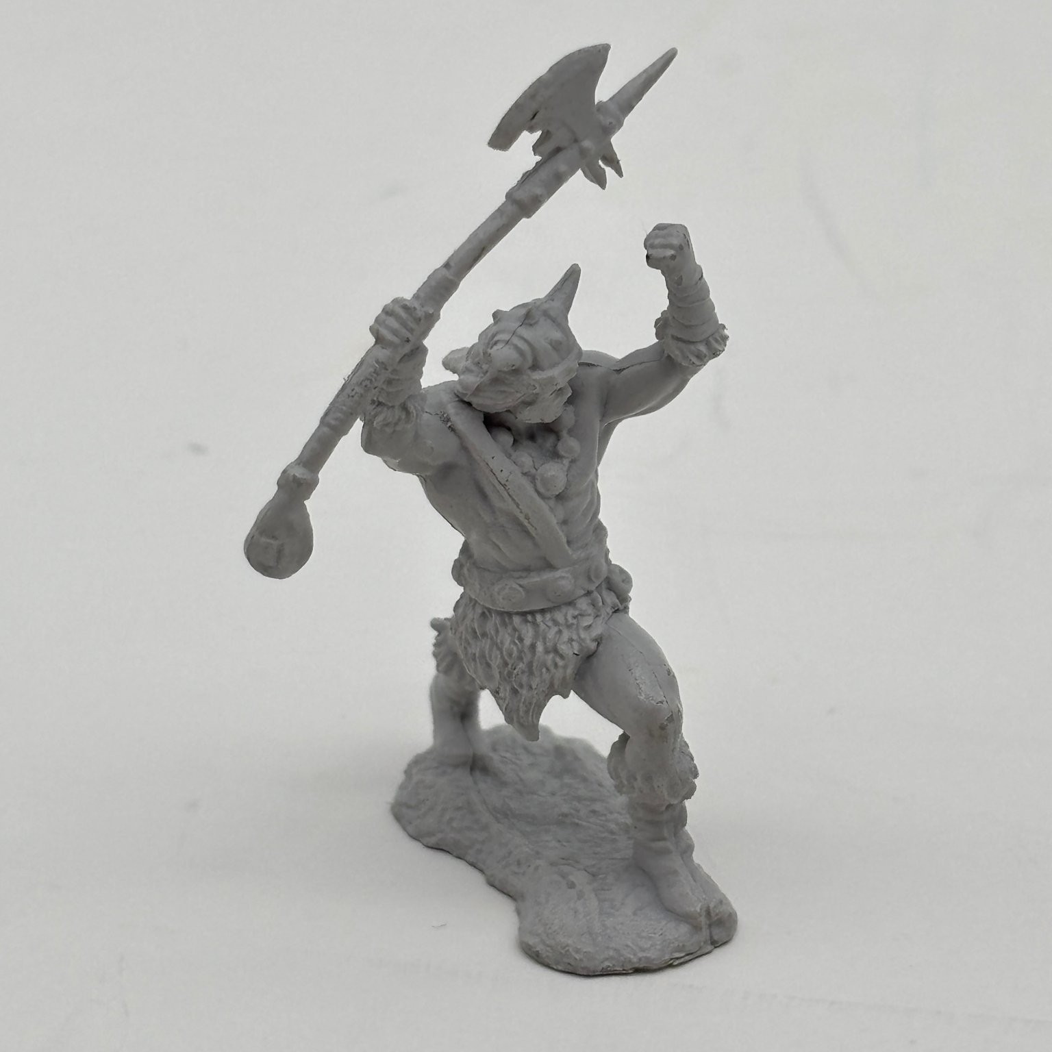 Barbarian Warrior Minis Miniature Unpainted Fantasy D&D Tabletop Games 2 inch