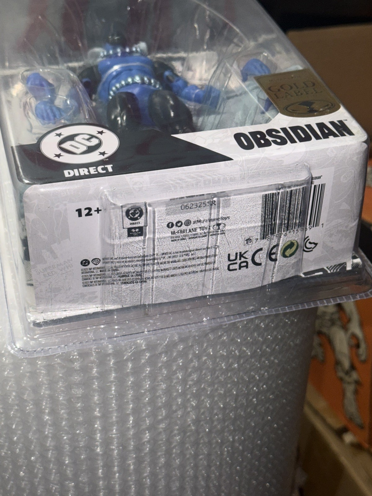 Mcfarlane DC Multiverse Obsidian (Infinity Inc #16) w Lithograph Gold Label New