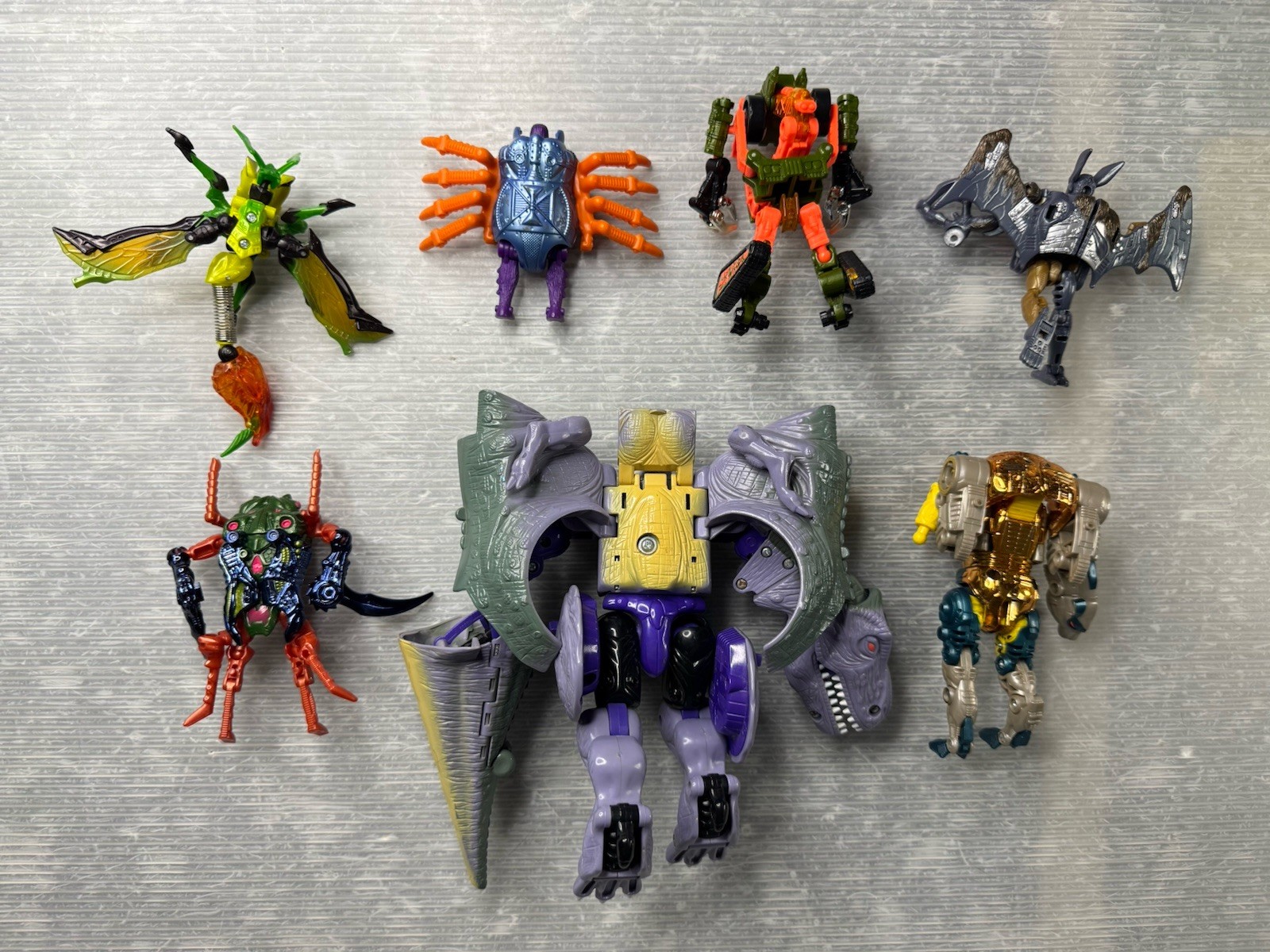 TRANSFORMERS Beast Wars Transmetal FIGURE LOT/7 Megatron Predacon Scavenger &&&