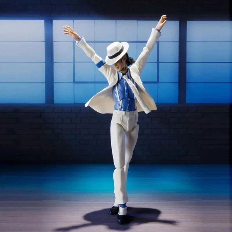 Michael Jackson Smooth Criminal Moonwalk Action Figure Model Toys