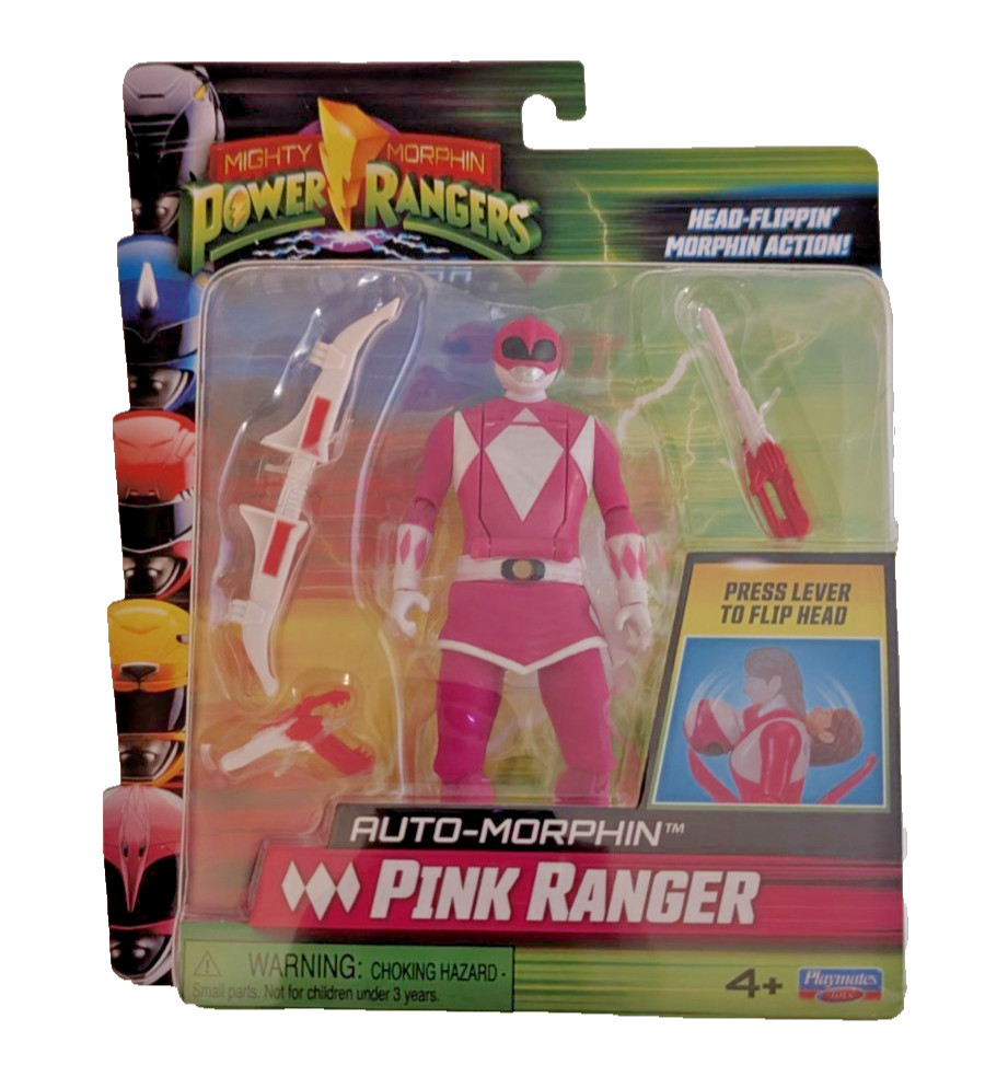 Mighty Morphin Re-Ignition – Auto-Morphin Pink Ranger Action Figure