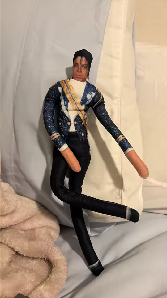 Michael Jackson Plush Doll Cosplay Stuffed Figure Collectible Room Decor Gift